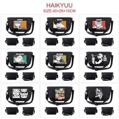 9 Styles Haikyuu Cartoon Anime Waterproof Shoulder Bag