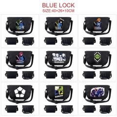 9 Styles Blue Lock Cartoon Anime Waterproof Shoulder Bag