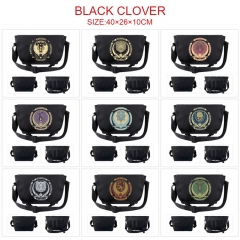9 Styles Black Clover Cartoon Anime Waterproof Shoulder Bag