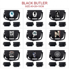 9 Styles Kuroshitsuji/Black Butler Cartoon Anime Waterproof Shoulder Bag
