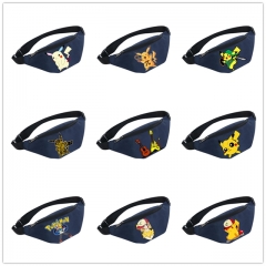 39 Styles Pokemon Pikachu Waist Bag Cartoon Anime Pocket Bag