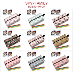 9 Styles Spy x Family Cartoon Anime Zipper Makeup Bag