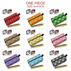 13 Styles One Piece Cartoon Anime Zipper Makeup Bag