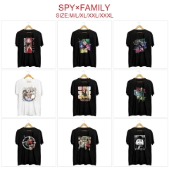 9 Styles 2 Color Spy x Family Cartoon Anime T-shirt