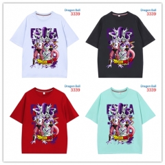 3 Styles Dragon Ball Z Short Sleeve Cartoon Anime T Shirt