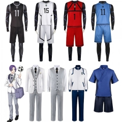 24 Styles Blue Lock Cosplay Cartoon Wig Shirts+Pants Anime Costume