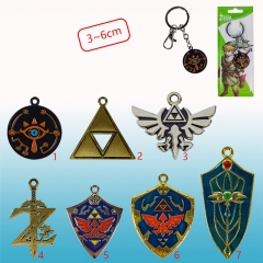 7 Styles The Legend Of Zelda Alloy Cartoon Anime Keychain