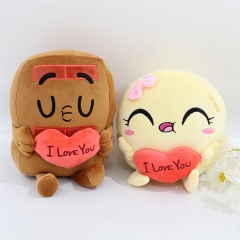 2 Styles 20cm Choco and Pancake Cartoon Stuffed Doll Toys Anime Plush Toy