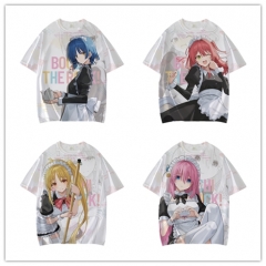 4 Styles Lycoris Recoil Cartoon Anime T Shirt