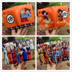 5 Styles Dragon Ball Z Coin Purse PU Leather Anime Short Wallet