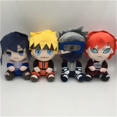 22CM 4PCS/SET Naruto Cute Cartoon Gift Anime Plush Toy Doll