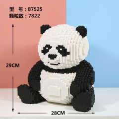 29CM Panda ABS Material Anime Miniature Building Blocks