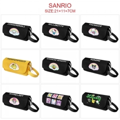9 Styles Sanrio Cosplay Cartoon Canvas Anime Waterproof Pencil Bag