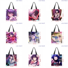 33*38CM 11 Styles Oshi no Ko Canvas Anime Shopping Single Shoulder Bag