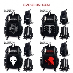 7 Styles EVA/Neon Genesis Evangelion Cartoon Anime Canvas Backpack Bag