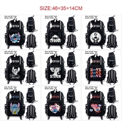 9 Styles Lilo & Stitch Cartoon Anime Canvas Backpack Bag