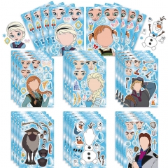 16PCS/SET Frozen Cartoon DIY Decorative Anime Sticker