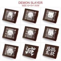 10 Styles Demon Slayer kimetsu no yaiba Cartoon Anime Leather Folding Wallet