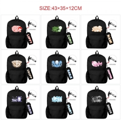27 Styles One Piece Cartoon Anime Canvas Backpack Bag+Pencil Bag Set