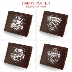 8 Styles Harry Potter Cartoon Anime Leather Folding Wallet