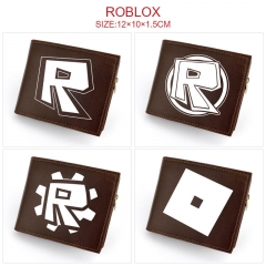 7 Styles Roblox Cartoon Anime Leather Folding Wallet