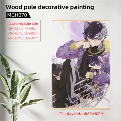 2 Size Shoto Wood Pole Scroll Anime Wallscroll