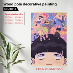 2 Size Mob Psycho 100 Wood Pole Scroll Anime Wallscroll