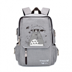 2 Styles My Neighbor Totoro Cartoon Canvas School Bag for Student Anime Backpack