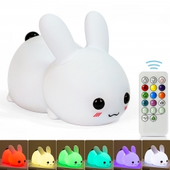 7 Colors Changed Rabbit USB Charging LED Sleep Aid Nightlight