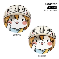Cells at Work Cartoon PVC Character Collection Anime Coaster