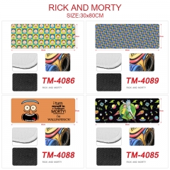 30*80CM 7 Styles Rick and Morty Cartoon Anime Mouse Pad