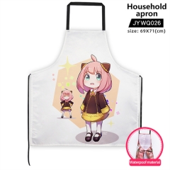 SPY×FAMILY Cartoon Pattern For Kitchen Waterproof Material Anime Household Apron