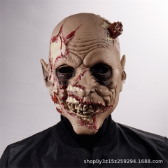 17CM Halloween Horror Zombie Skeleton Mask Latex Material Anime Mask