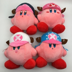 2 Styles 22CM 4PCS/SET Kirby Cosplay Character Anime Plush Toy