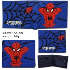 2 Styles Spider Man Cartoon Coin Purse PVC Anime Short Wallet