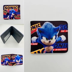 Sonic The Hedgehog Cartoon Pattern Coin Purse Anime Wallet