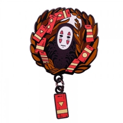 Spirited Away Cartoon Decorative Alloy Pin Anime Brooch
