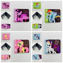 4 Styles My Little Pony Cartoon Pattern Coin Purse Anime Wallet