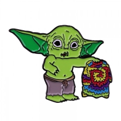 Star Wars Yoda Cartoon Decorative Alloy Pin Anime Brooch