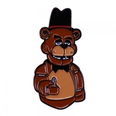 Five Nights at Freddy's Cartoon Decorative Alloy Pin Anime Brooch