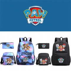 3PCS/SET 40 Styles PAW PATROL Anime Backpack Bag+Pencil Bag+ Handbag Set