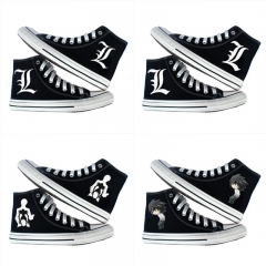 6 Styles Death Note Cosplay Cartoon Anime Canvas Shoes