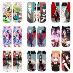 12 Styles Spy x Family Cosplay Cartoon Anime Socks