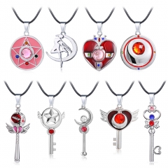9 Styles Pretty Soldier Sailor Moon Alloy Anime Necklace