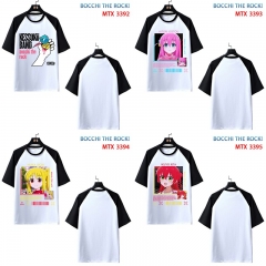 5 Styles Bocchi the Rock! Cartoon Short Sleeve Anime T Shirt