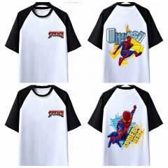 2 Styles Marvel Spider Man Cartoon Short Sleeve Anime T Shirt