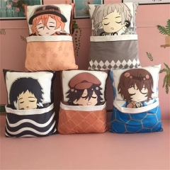 5 Styles 38*28cm Bungo Stray Dogs Character Collection Doll Anime Plush Pillow Toy