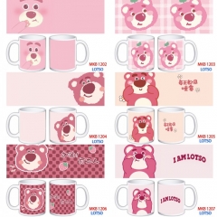 （5PCS/SET）30 Styles Lots-o'-Huggin' Bear Cartoon Anime Ceramic Mug Cup
