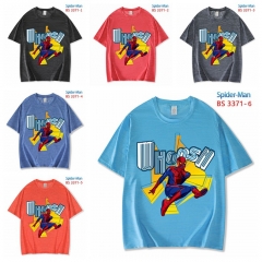 12 Styles Marvel Spider Man Cartoon Short Sleeve Anime T Shirt