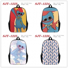 4 Styles Poppy Playtime Cartoon Nylon Canvas Anime Backpack Bag